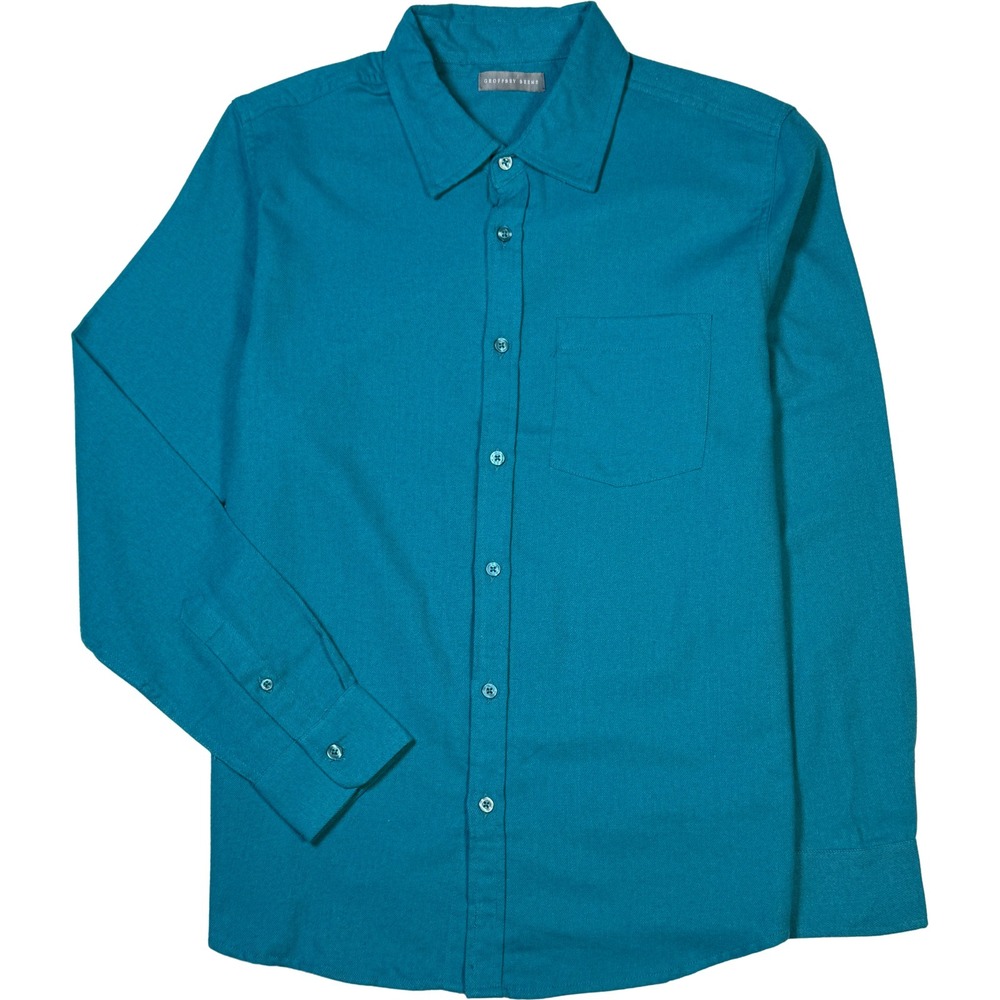 Geoffrey Beene Button Down Shirt - NWT Mens‎ Medium Ocean Depths - #46290-A2